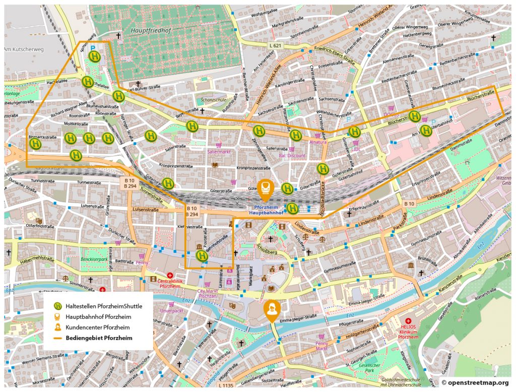 Wann und wo ist das Pforzheim Shuttle verfügbar? – Pforzheimfährtbus